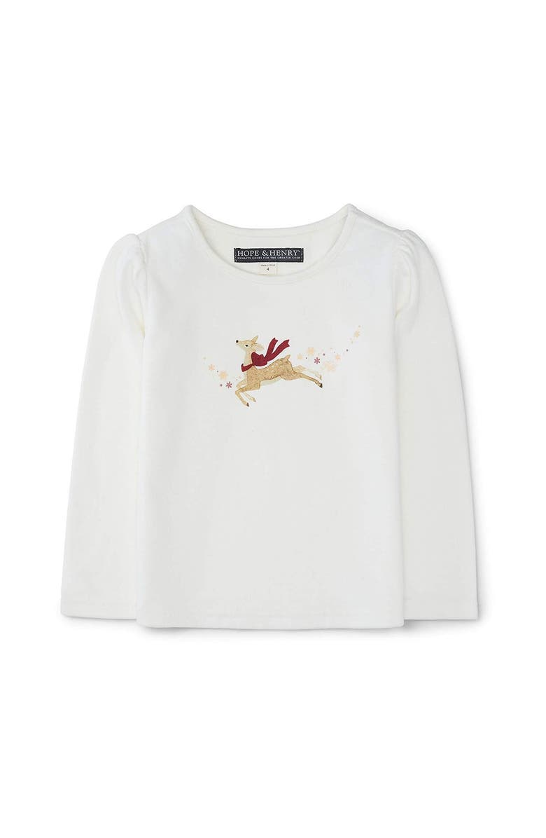 Hope & Henry Baby Girls' Long Sleeve Graphic Tee, Infant, Alternate, color,