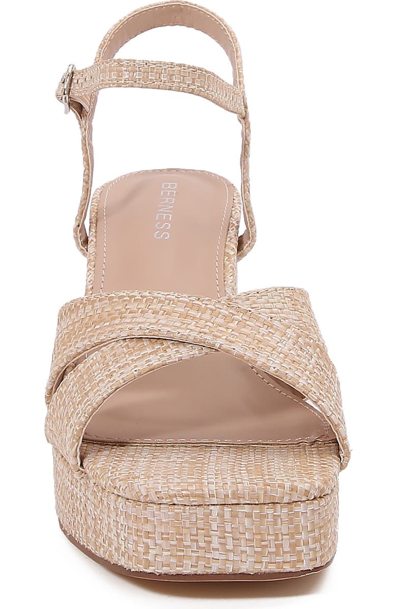 BERNESS Guadalupe Platform Sandal, Alternate, color, Raffia