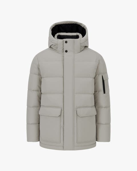 ALEXANDER | Hooded Recycled Down Winter Jacket