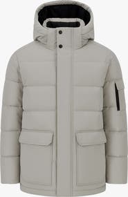 Quartz Co. ALEXANDER | Hooded Recycled Down Winter Jacket