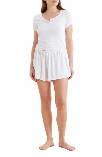 Papinelle Pointelle Boxer Short Pajamas