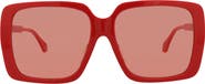 Gucci 58mm Square Sunglasses
