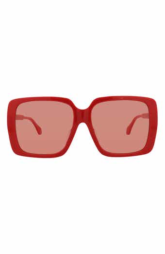 58mm Square Sunglasses