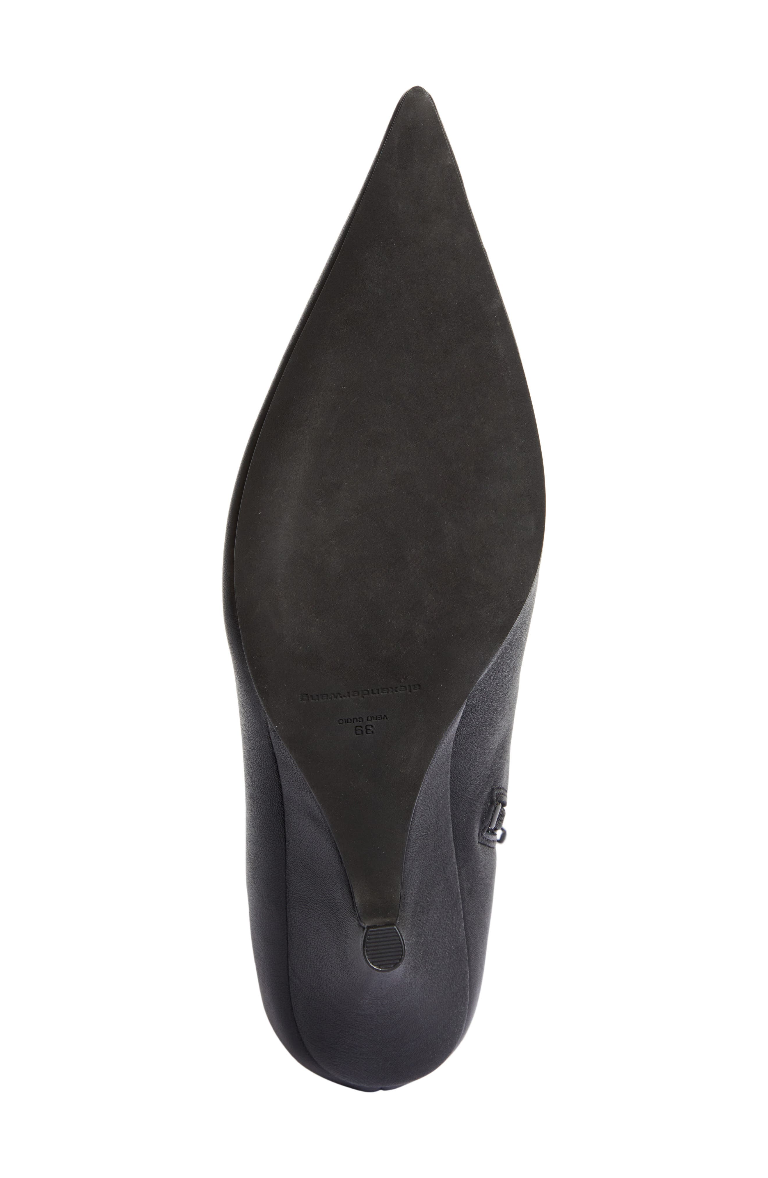 Alexander Wang Diablo Pointed Toe Sock Bootie, Alternate, color, 