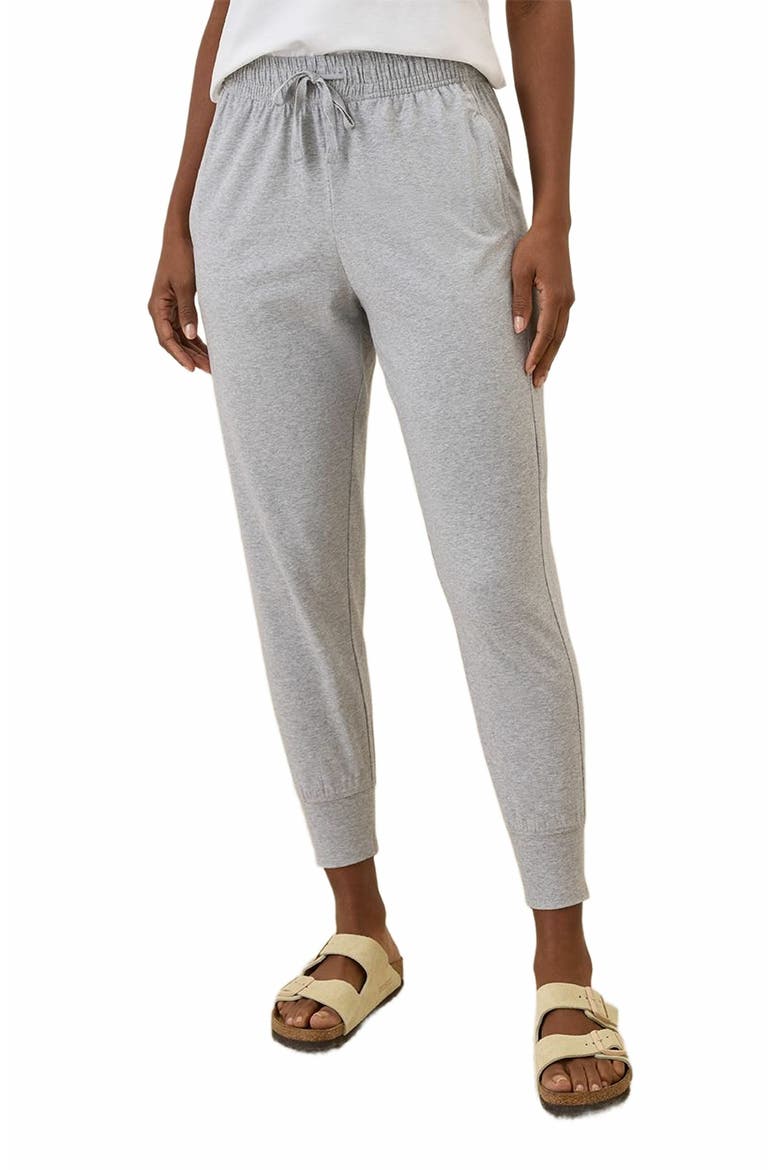 Organic Cotton Luxe Essential Jogger, Alternate, color, Heather Grey