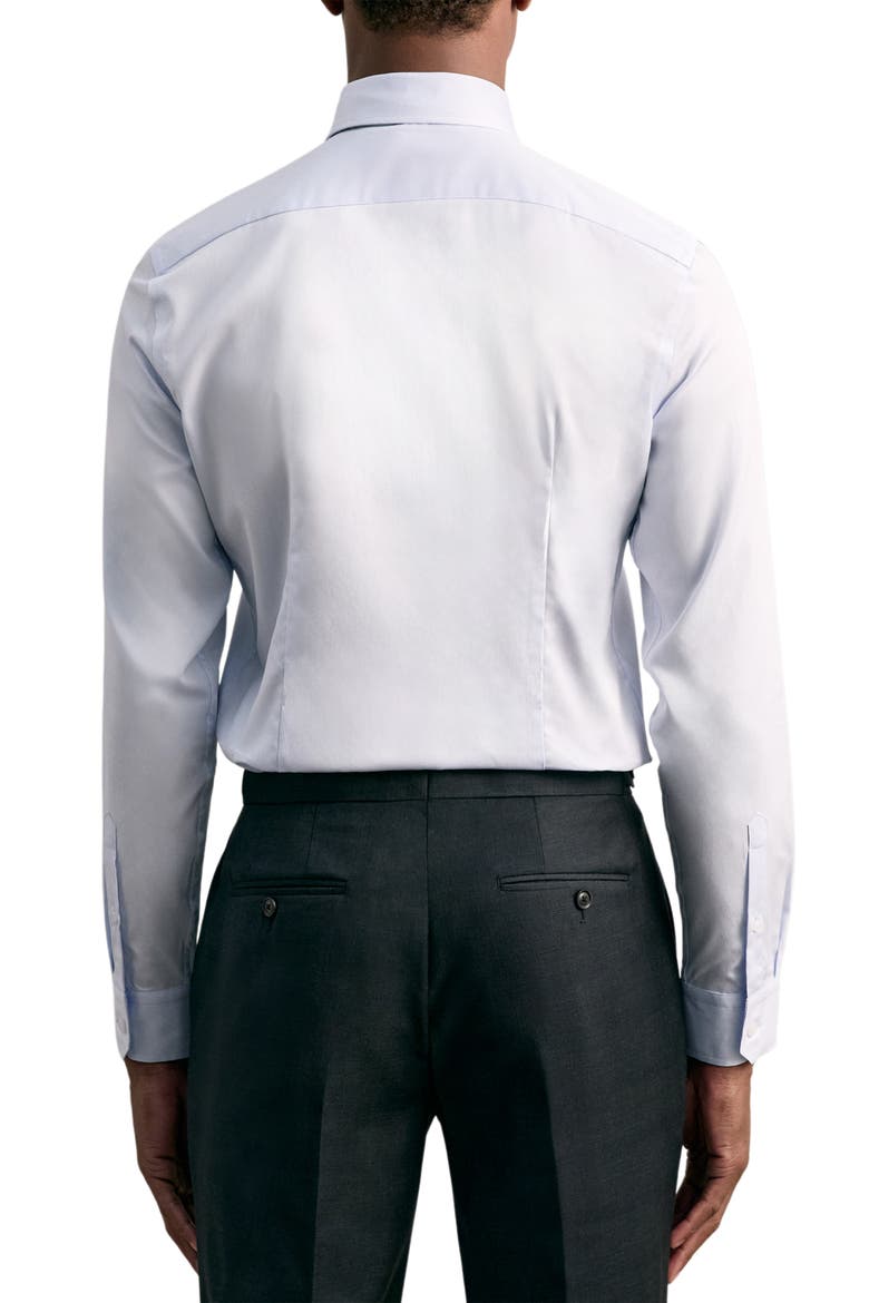 Remote Slim Fit Cotton Button-Up Shirt, Alternate, color, MID BLUE