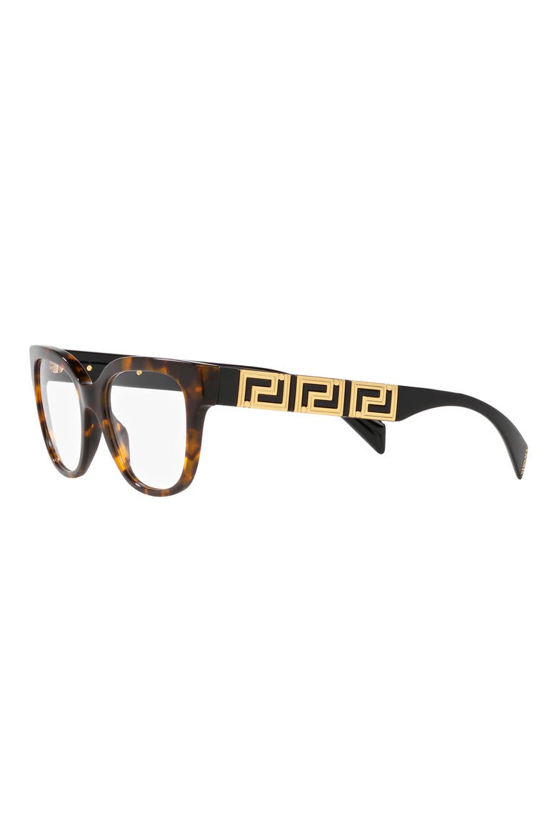 52mm Pillow Optical Glasses, Alternate, color, HAVANA