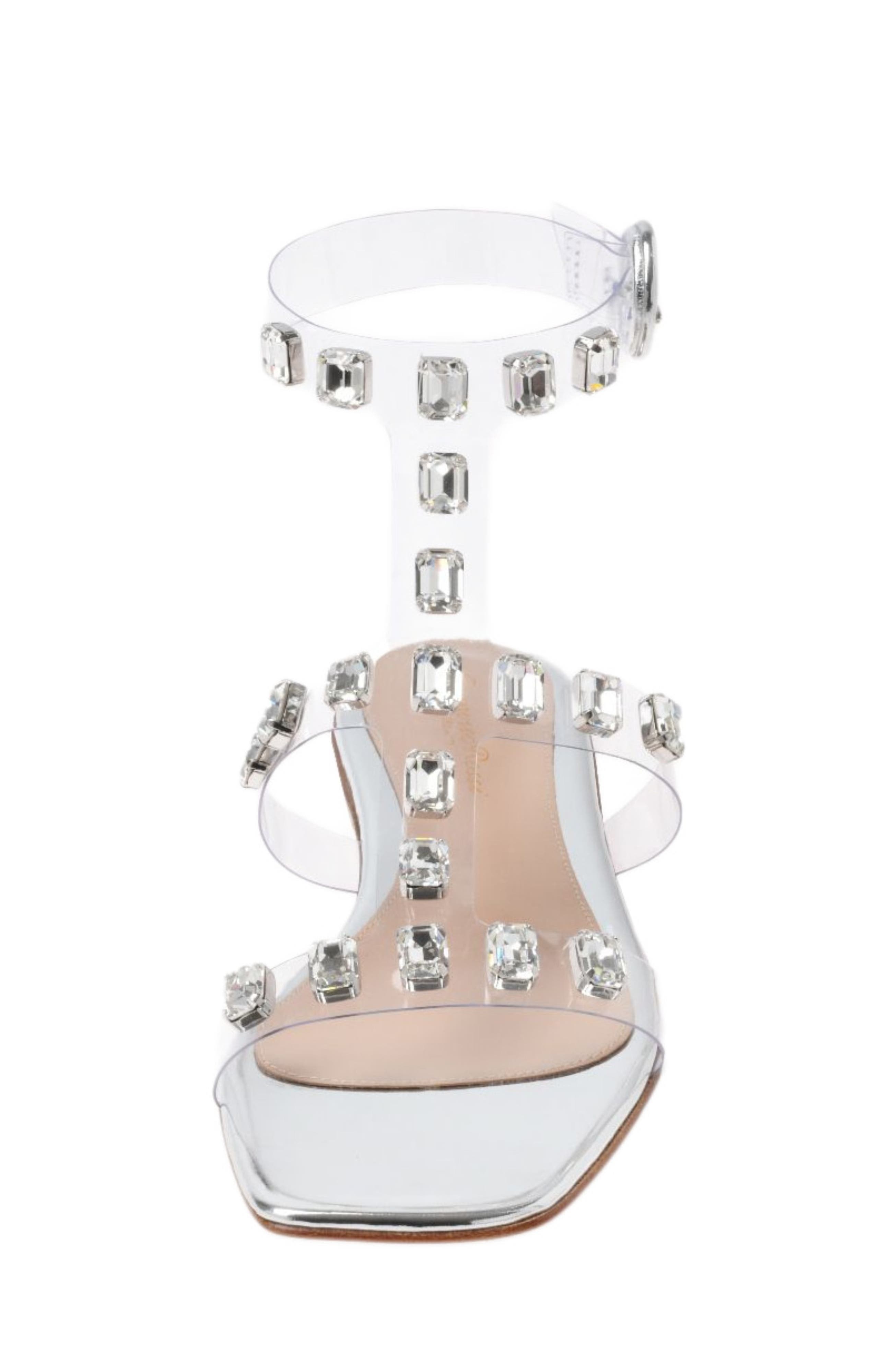 Gianvito Rossi Crystal Crash 05 Flats, Alternate, color, 