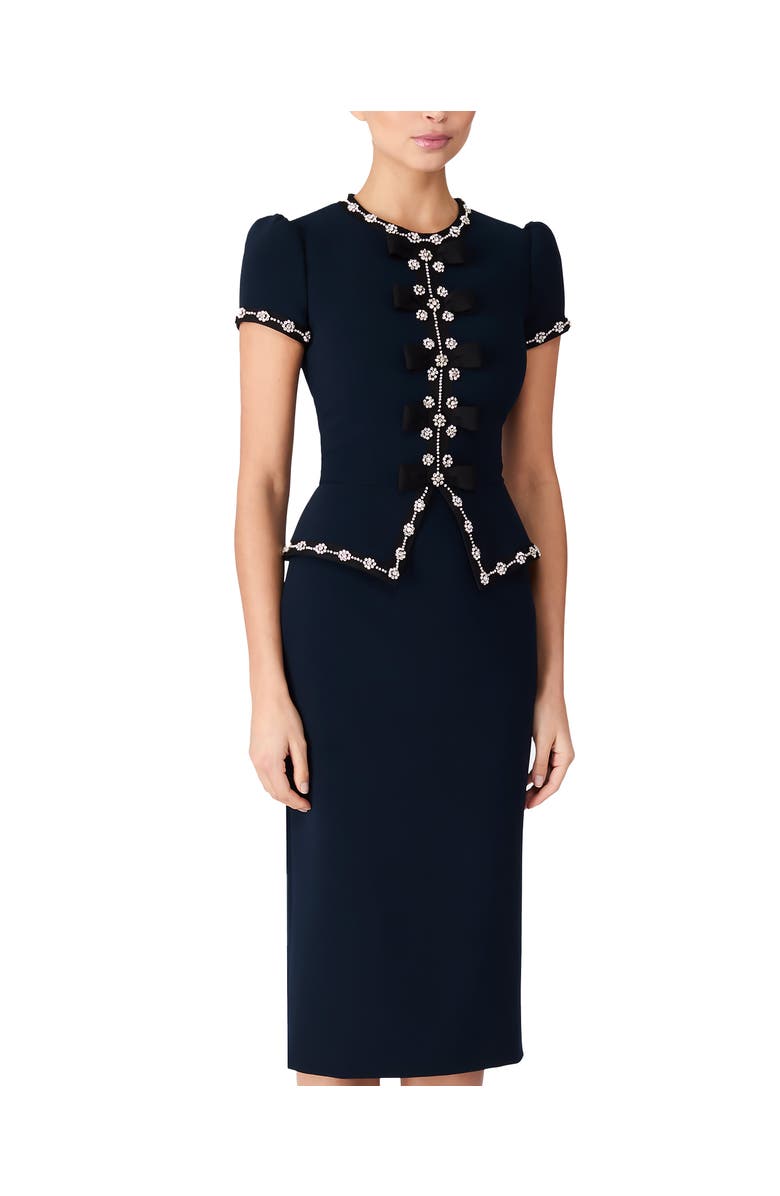 Jenny Packham Bisou Dress, Alternate, color, Ink