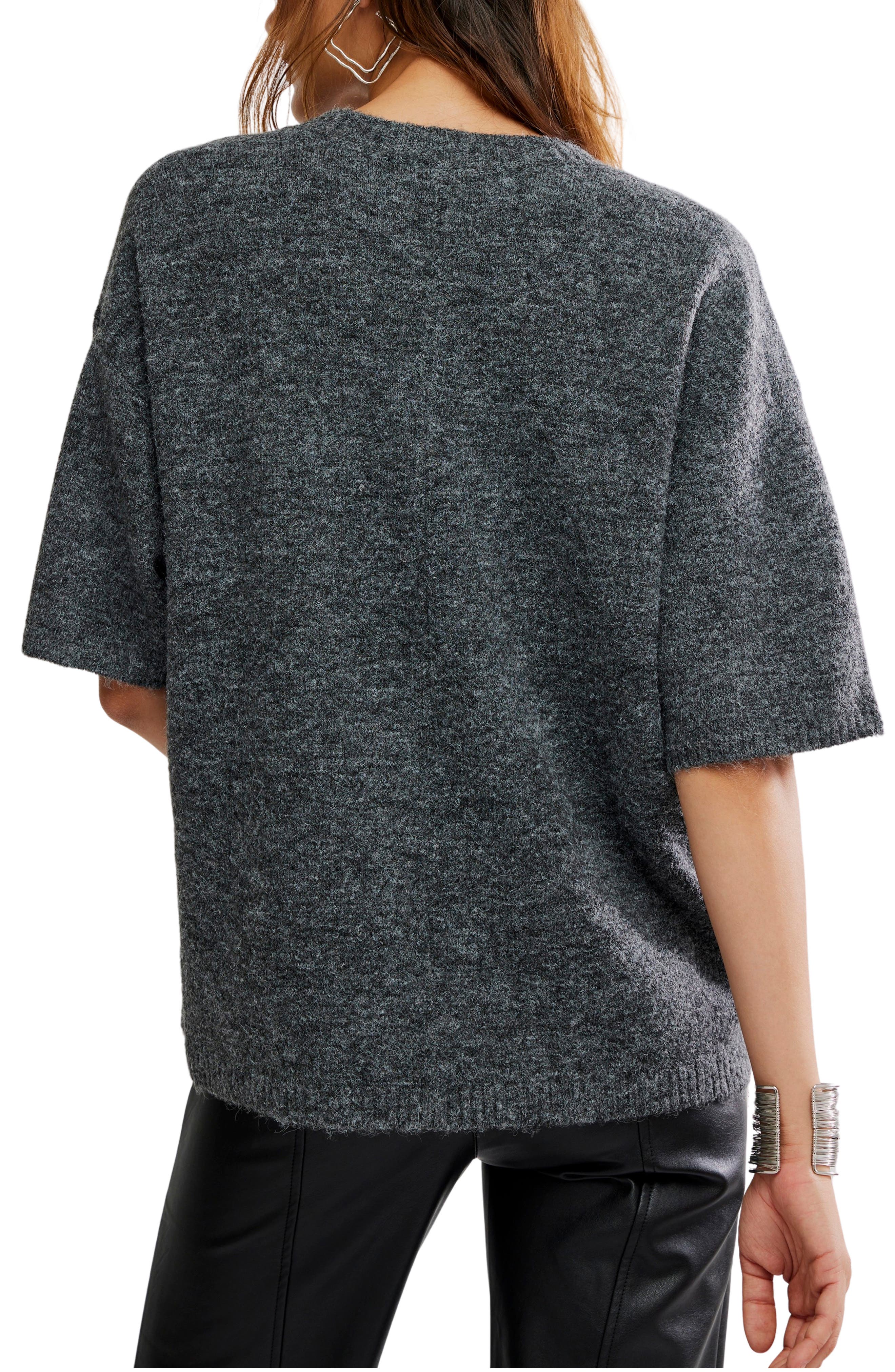 Margot Oversize Short Sleeve Sweater - image 2