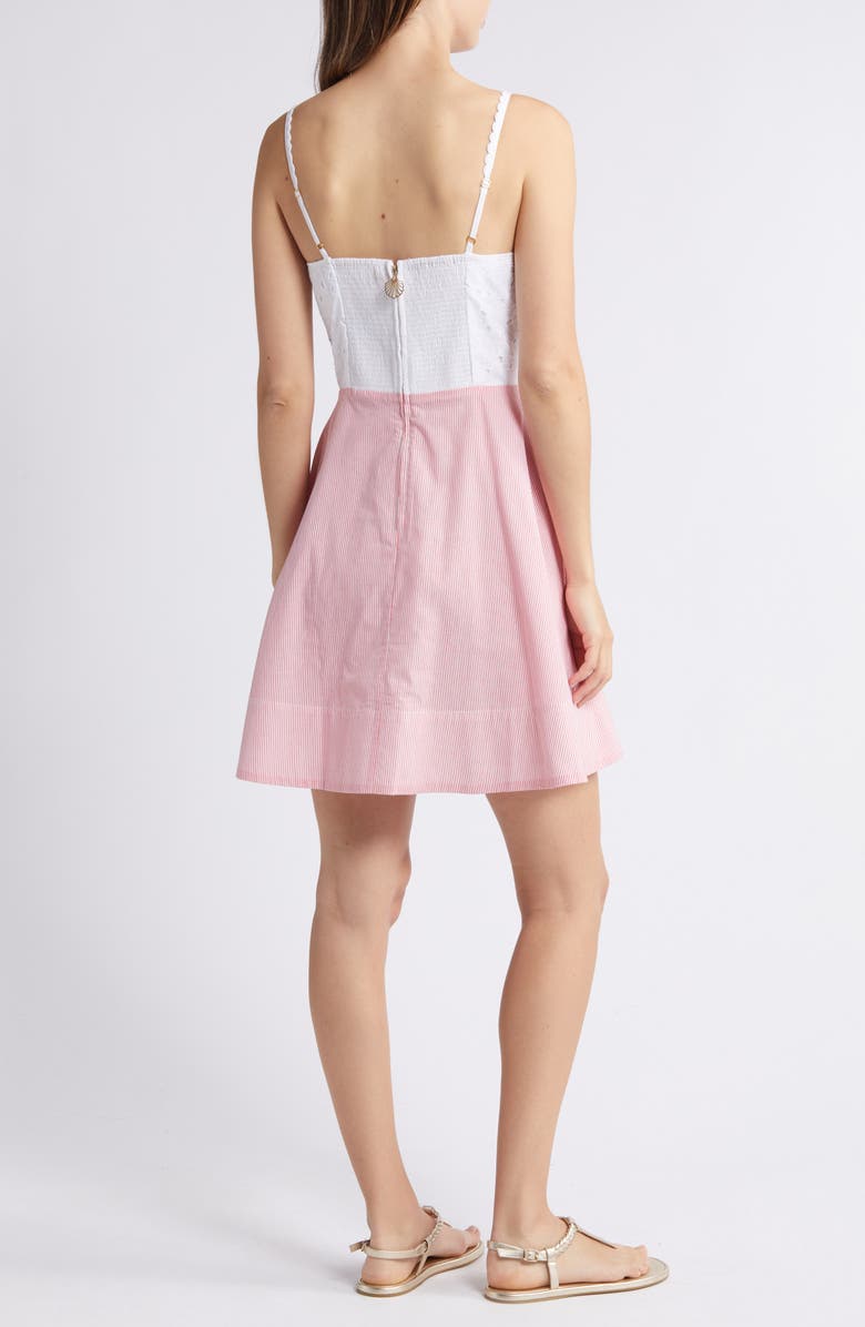 Lilly Pulitzer<sup>®</sup> Winslow Eyelet Stripe Cotton Sundress, Alternate, color,