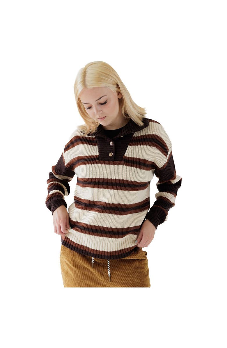 KAVU Nola Sweater - Women's, Main, color, Ridge Stripe