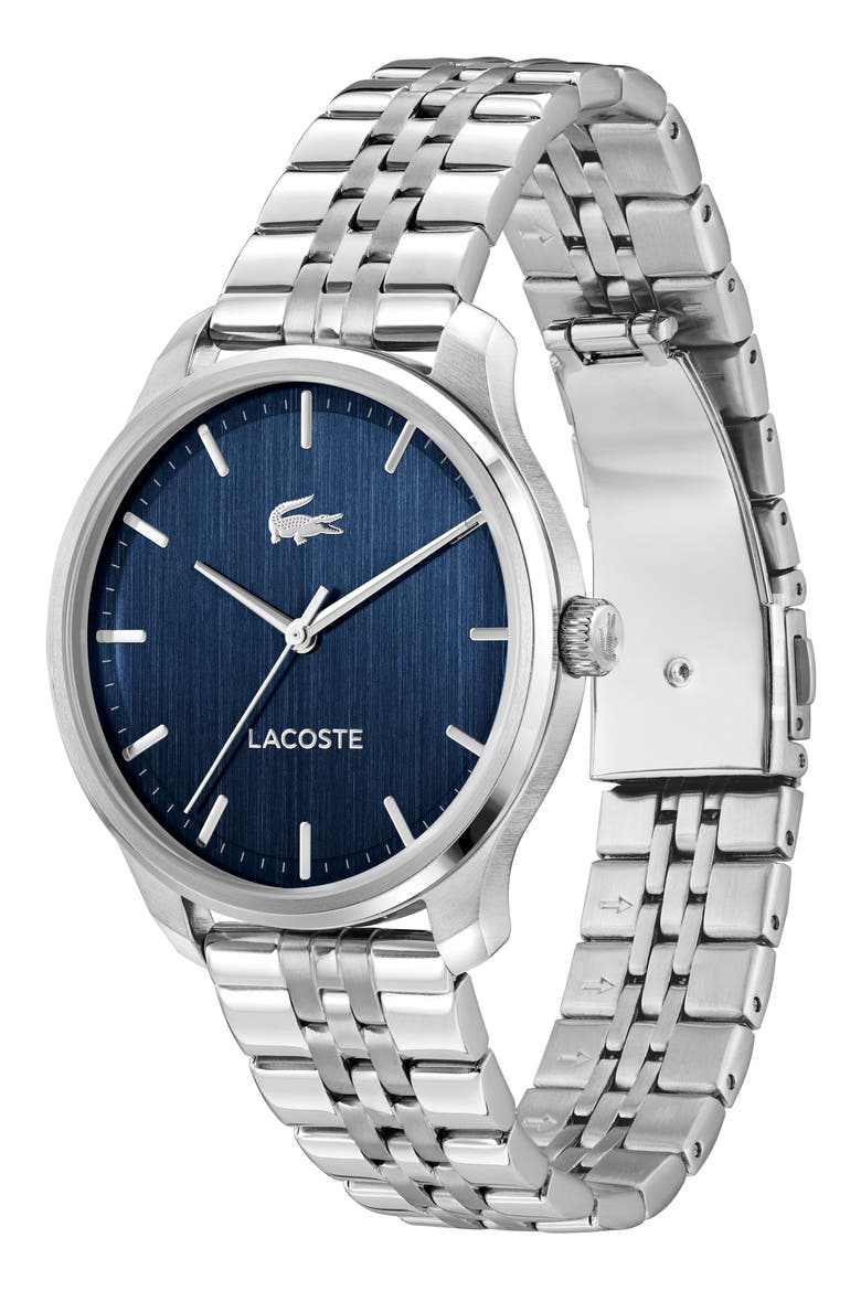 Lisbon Bracelet Watch, 43mm, Alternate, color, SILVER