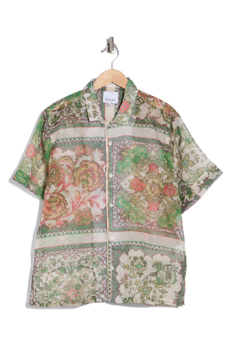Jagdish Button-Up Shirt, Alternate, color, LIGHT GREEN