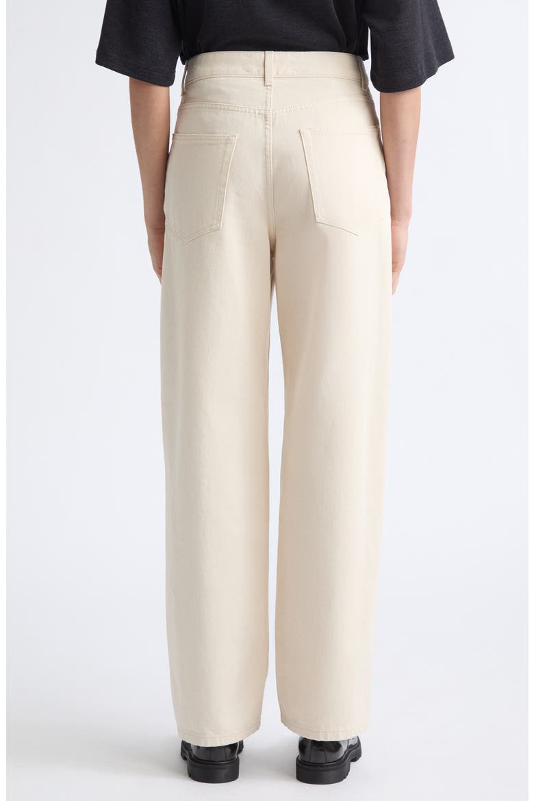 Bruun High Waist Baggy Wide Leg Jeans, Alternate, color, ECRU