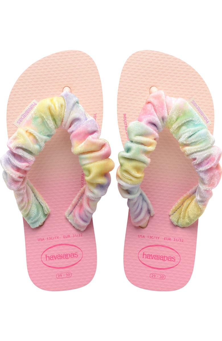 Havaianas Kids' Fluffy Flip Flop, Alternate, color, Ballet Rose