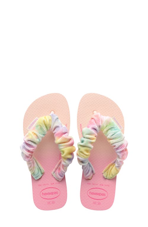 Havaianas Kids' Fluffy Flip Flop In Ballet Rose