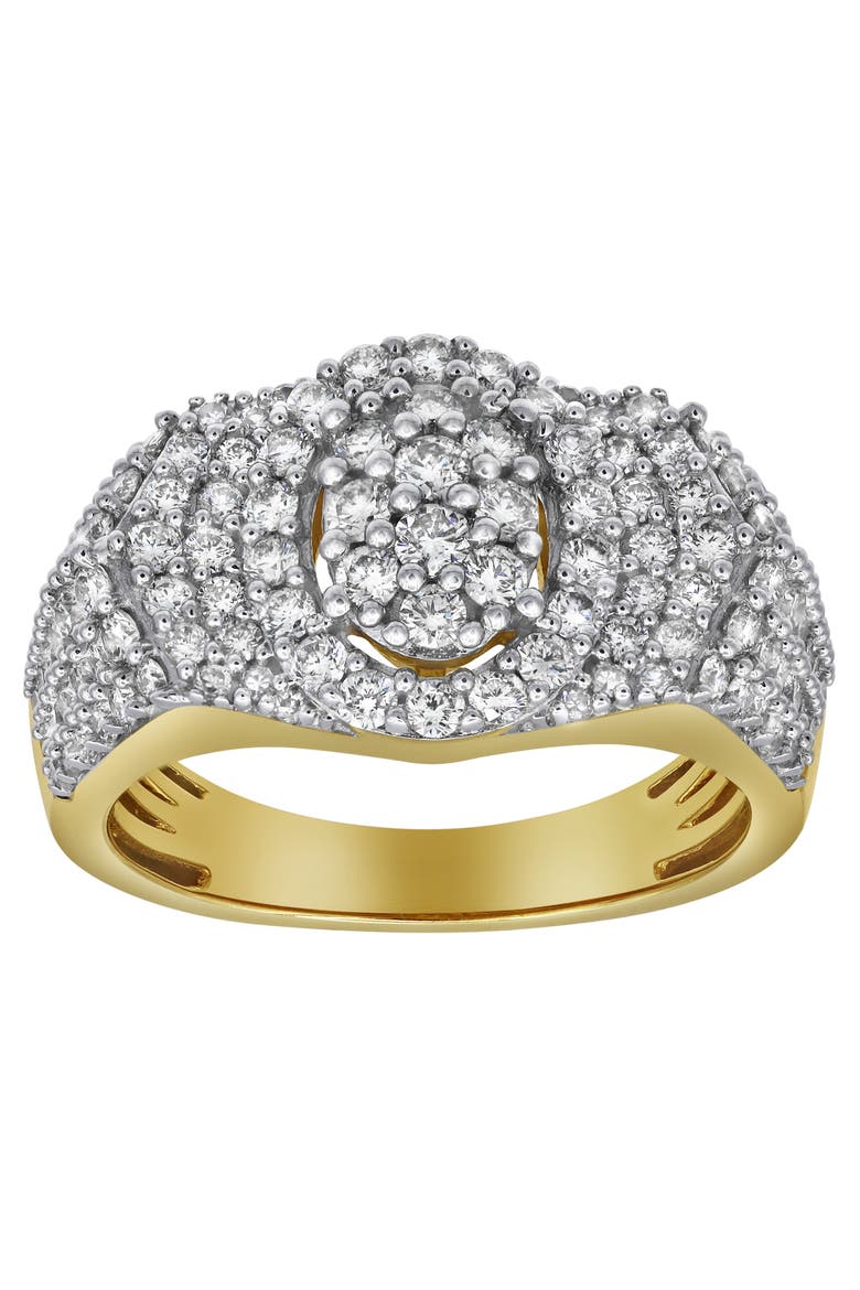 Spotlight 14K Yellow Gold Diamond Men Statement Ring - 1.98ct., Main, color, 14K Yellow Gold