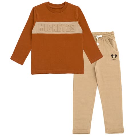 Mickey Mouse Long Sleeve T-Shirt & Pants Set