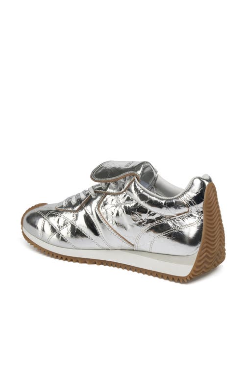 Jslides Footwear Lotty Sneaker In Silver Metallic