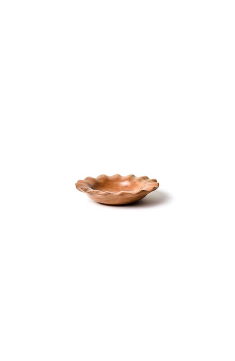 Fundamental Wood Ruffle Small Bowl