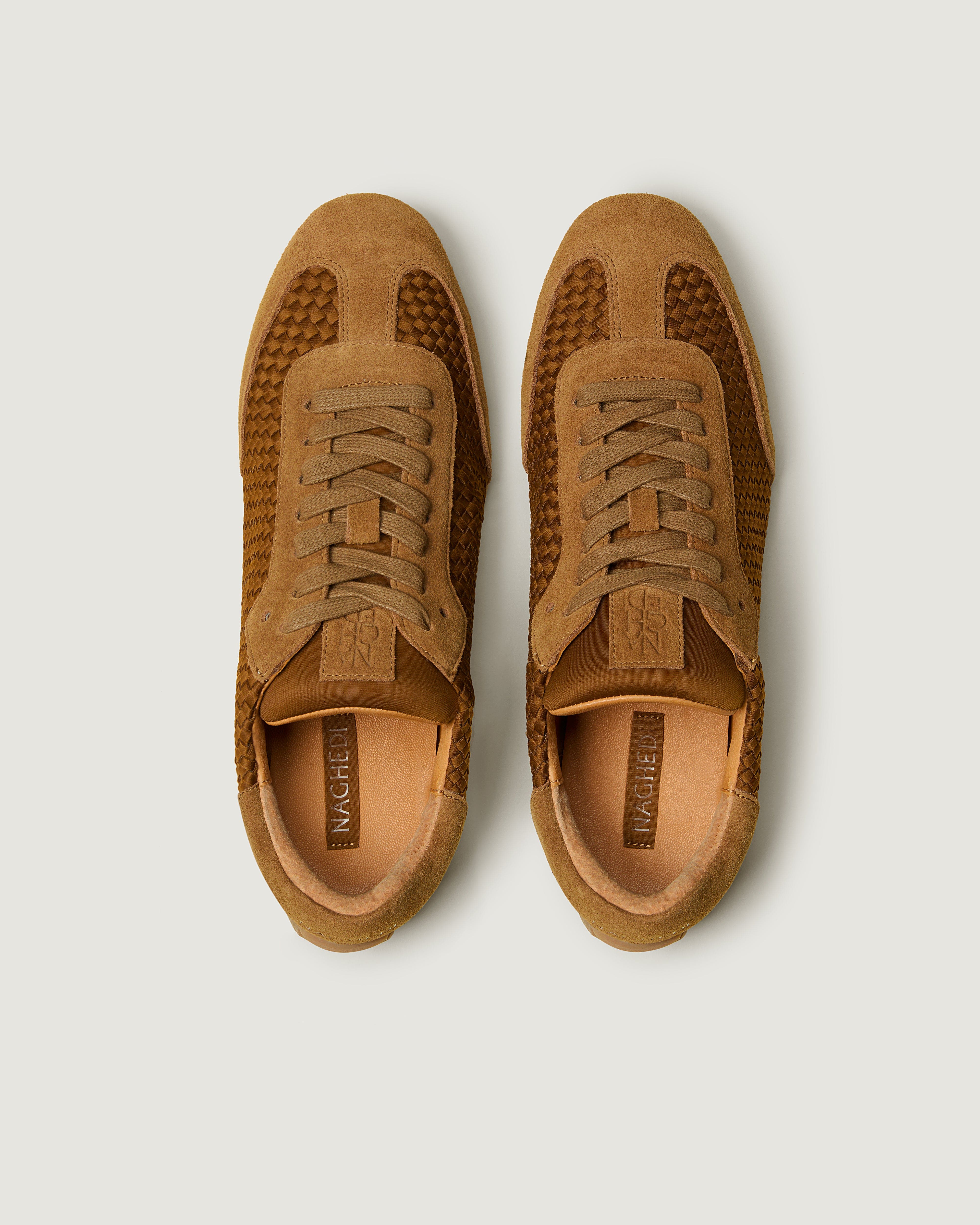Milan Sneaker, Alternate, color, Teak