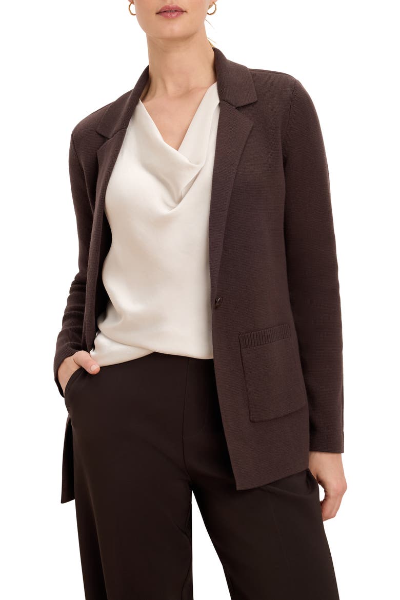 Sweater Blazer, Main, color, JAVA