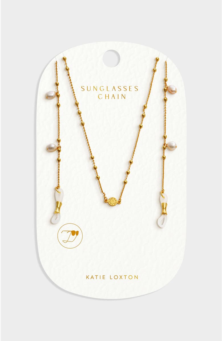 Katie Loxton Sol Pearl Sunglasses Chain, Main, color, 