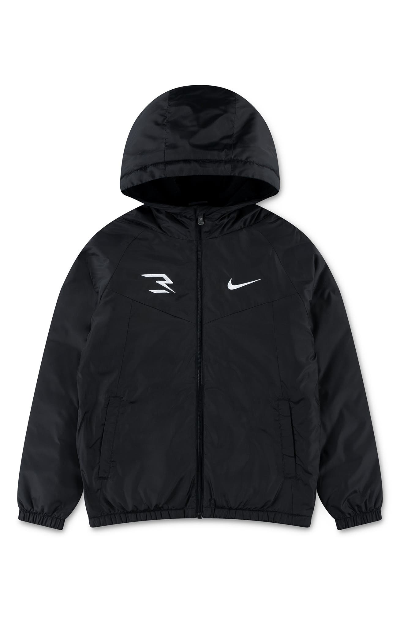 3 Brand Kids' Fleece Lined Windrunner Jacket