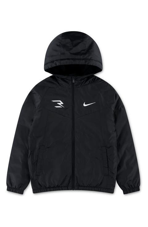 Kids' Fleece Lined Windrunner Jacket (Big Kid)