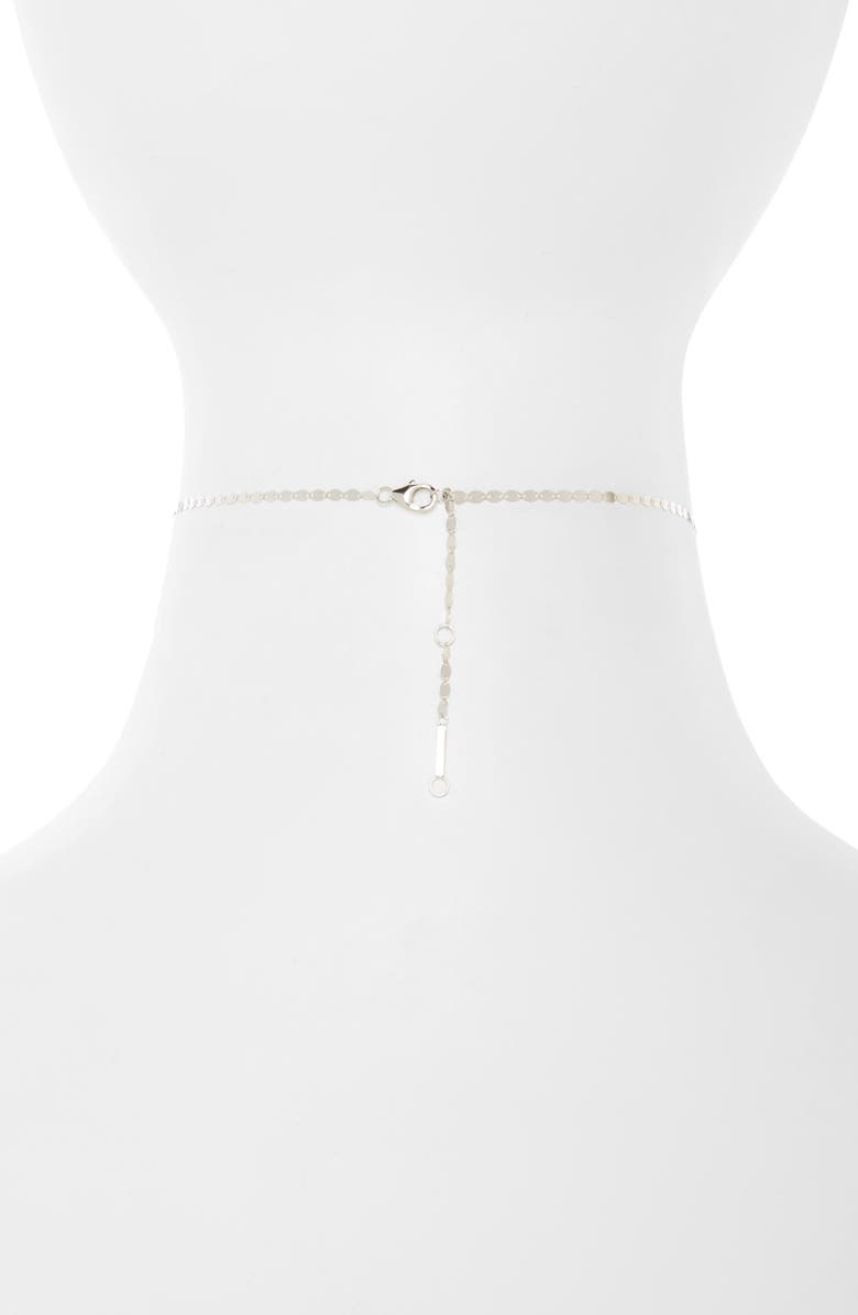 LANA Petite Nude 14K Gold Chain Choker, Alternate, color, White Gold