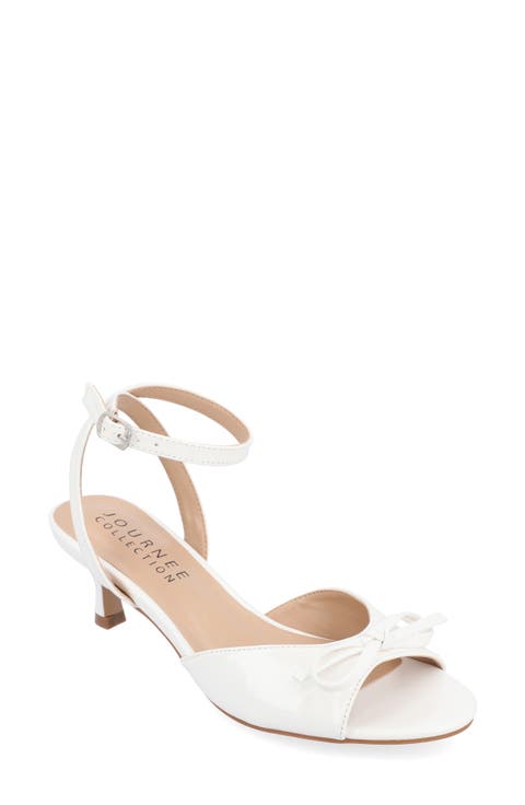 Jennifer Bow Ankle Strap Sandal (Women)