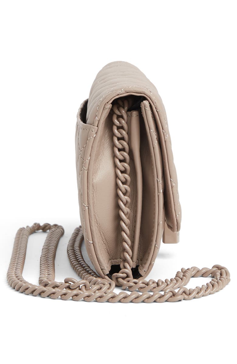 Kurt Geiger London Drench Quilted Wallet on Chain, Alternate, color,