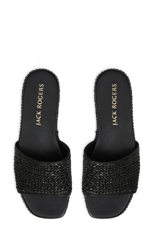 Jack Rogers Bay Flatform Sandal In Black