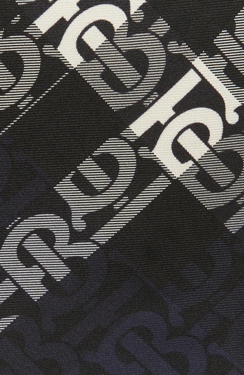 Burberry Manston TB Monogram Check Silk Tie, Alternate, color,