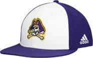 adidas Men's adidas  White/Purple ECU Pirates On Field Fitted Hat