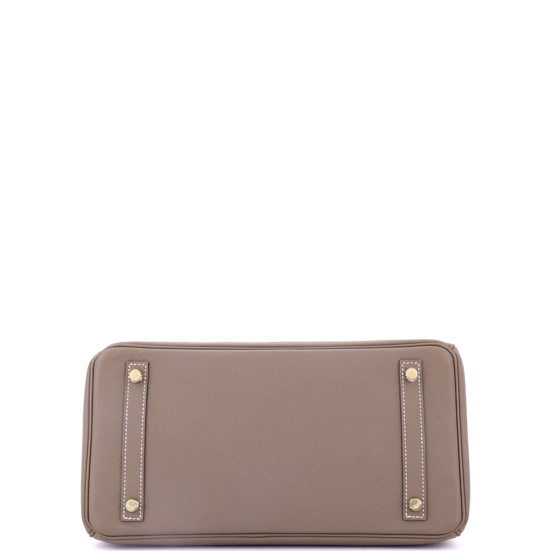 Pre-Owned Hermes Birkin Handbag Grey Epsom with Gold Hardware 30, Alternate, color, 