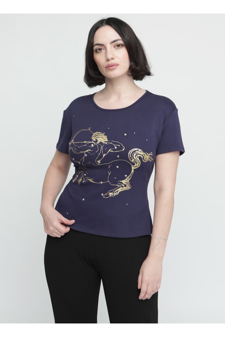 Sagittarius Horoscope Tee, Main, color, Sagittarius