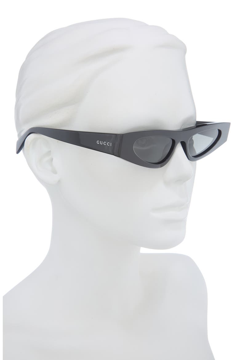 51mm Cat Eye Sunglasses, Alternate, color, BLACK BLACK GREY