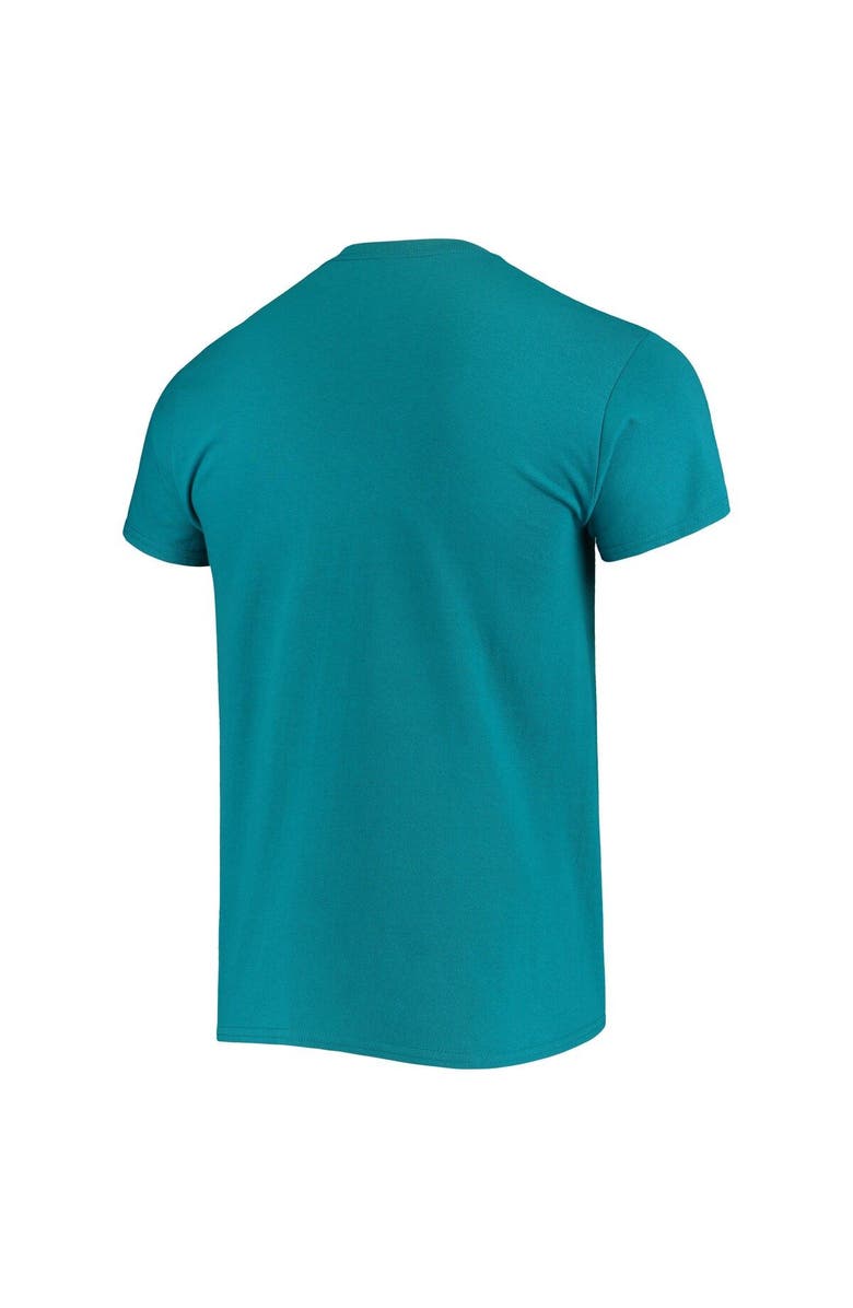 Mitchell & Ness Men's Mitchell & Ness Larry Johnson Teal Charlotte Hornets Hardwood Classics Courtside Player T-Shirt, Alternate, color, 