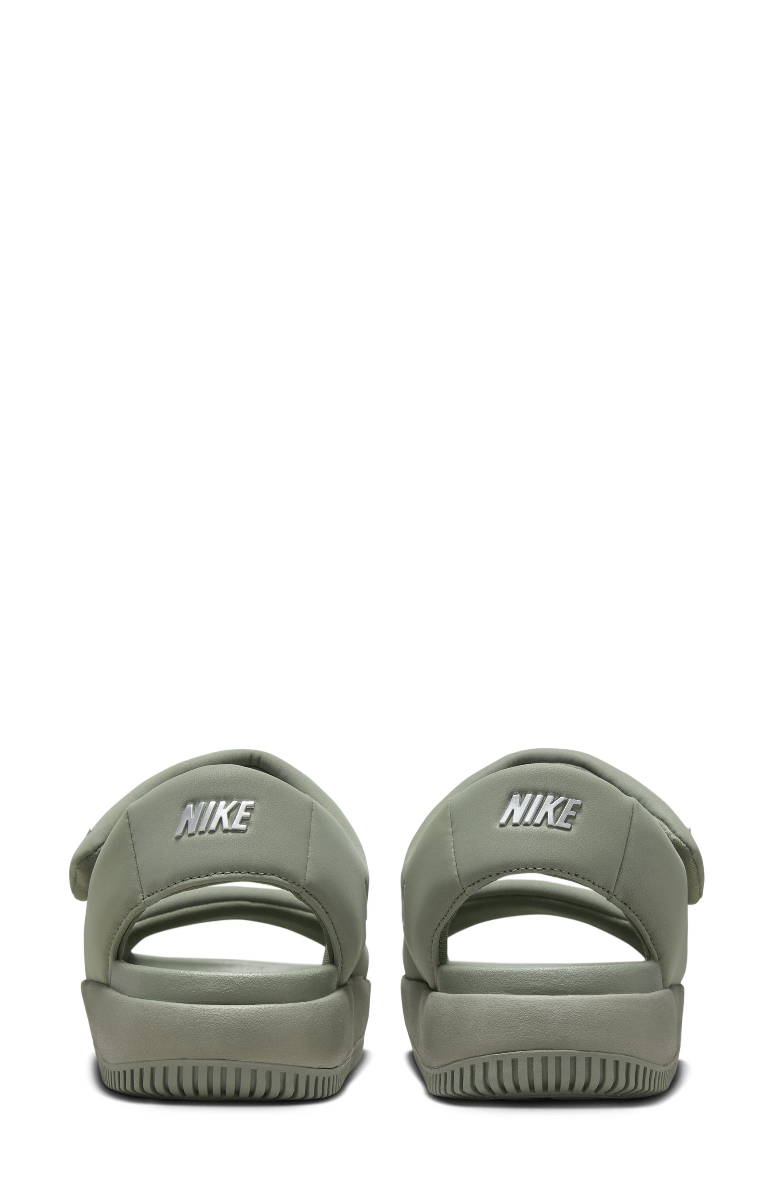 Calm Sandal, Alternate, color, ARMY/ METALLIC SILVER