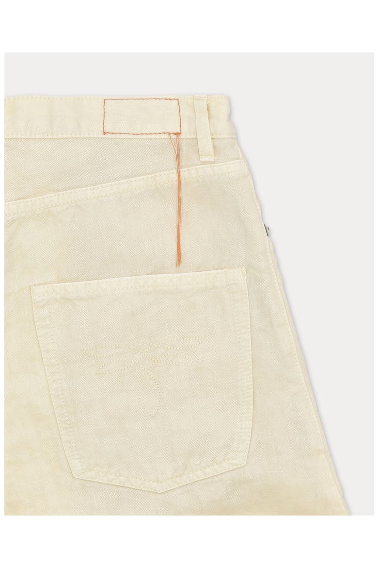 Jaron Wide Leg Linen Trousers, Alternate, color, White