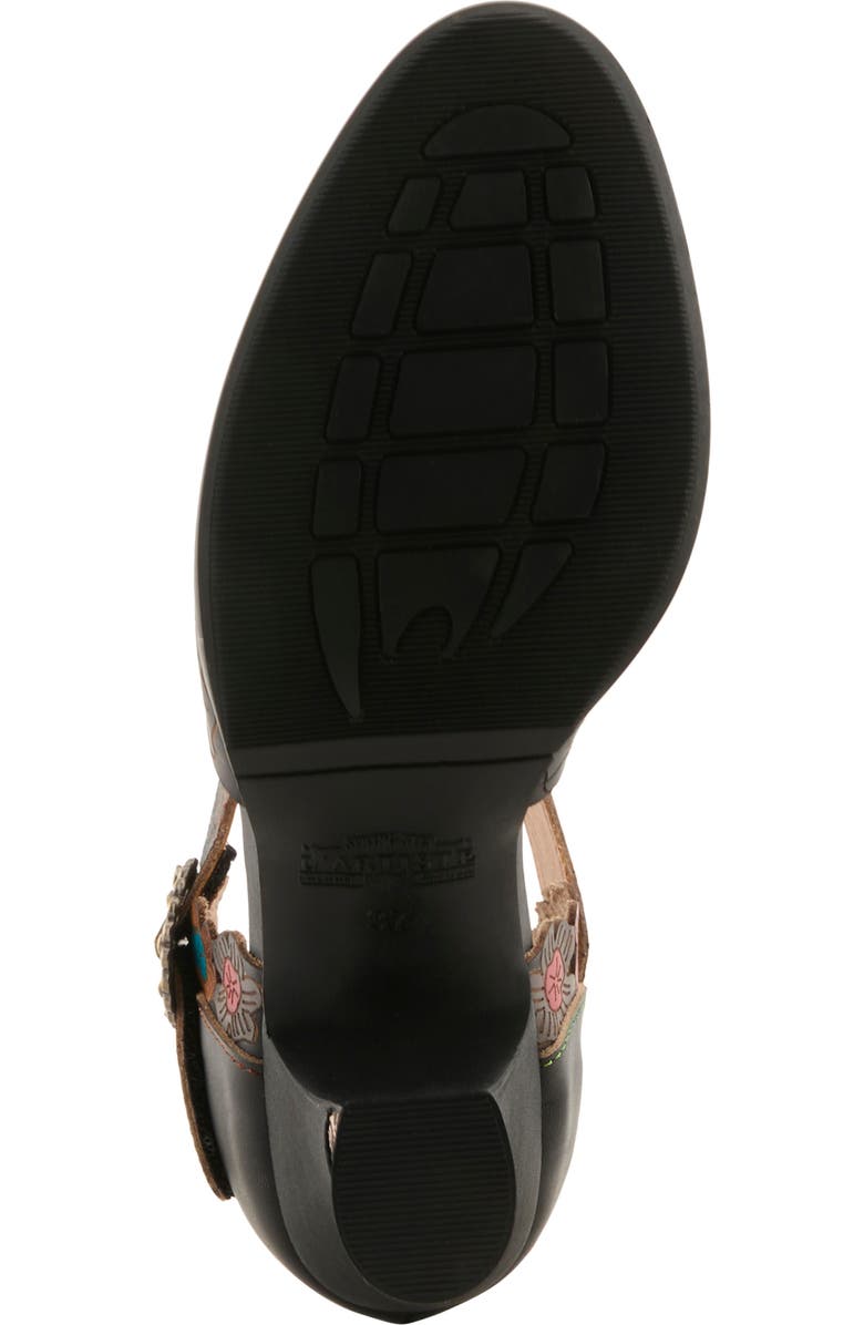 L'Artiste by Spring Step Happydance Ankle Strap Pump, Alternate, color, Black Multi