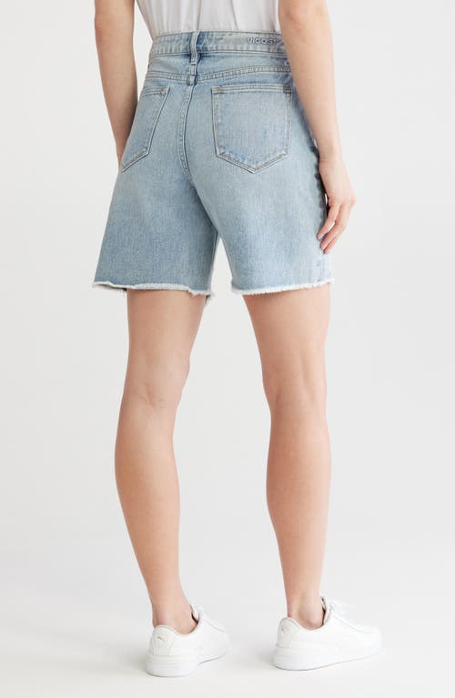 Vigoss Destructed Fray Hem Bermuda Shorts