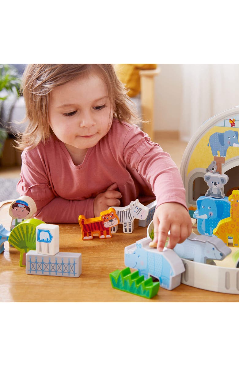 HABA Play World at the Zoo 22-Piece Set, Alternate, color, 