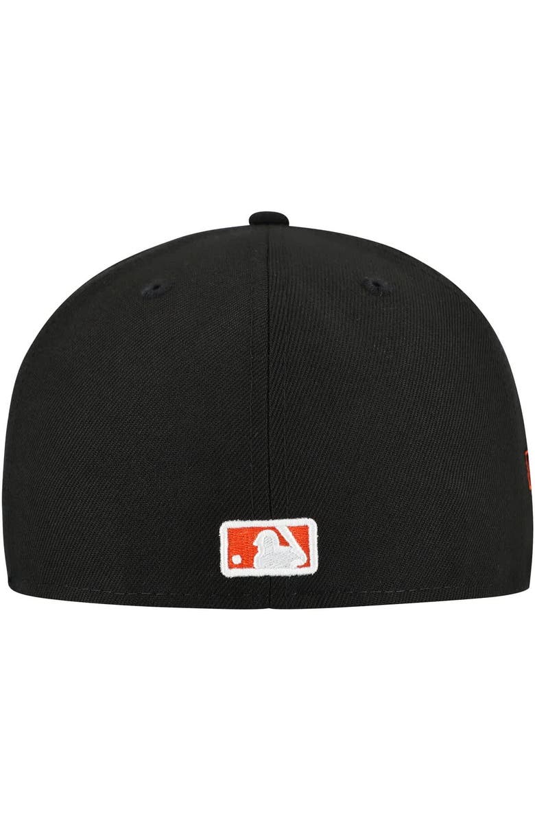 New Era Men's New Era Black Baltimore Orioles Script Sided 59FIFTY Fitted Hat, Alternate, color, 