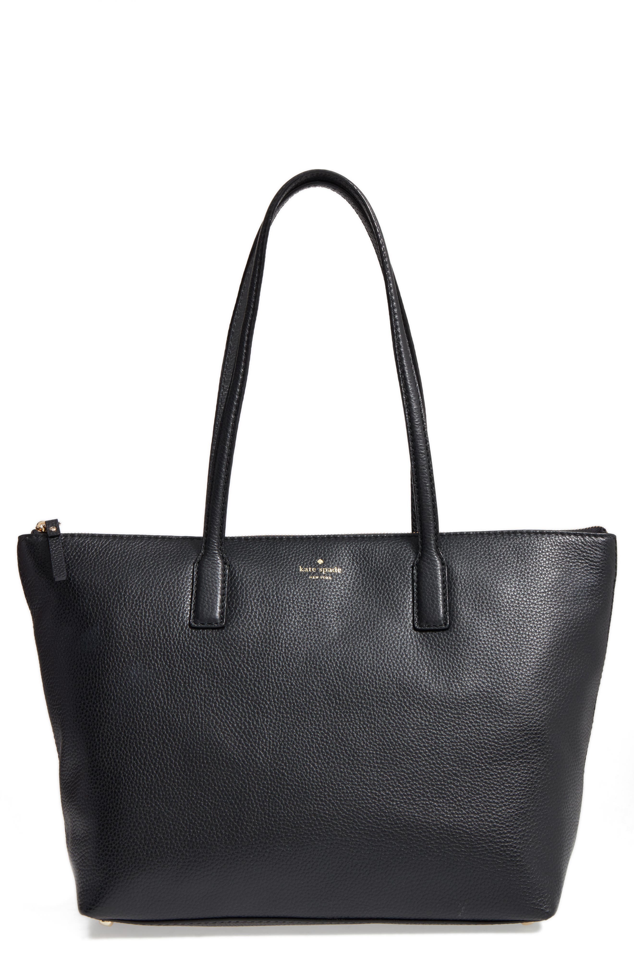 Kate Spade New York young lane - nyssa leather tote, Main, color, 