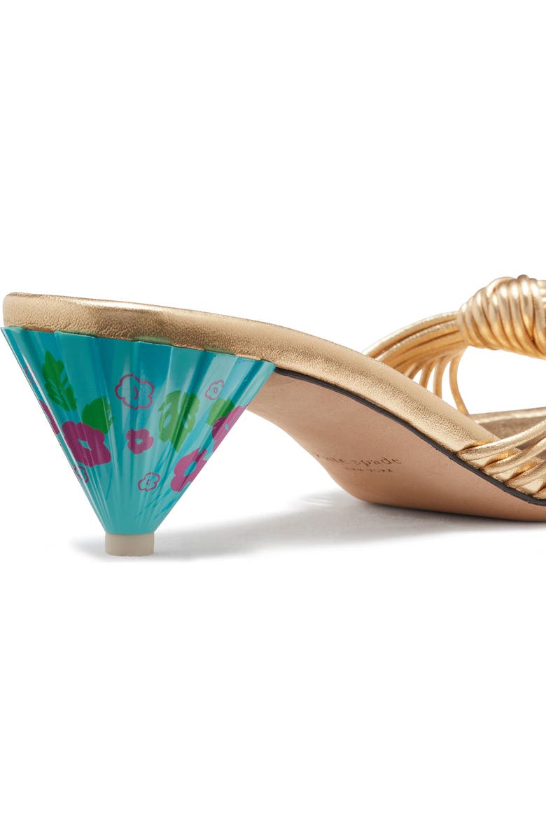 Kate Spade New York tiki sandal, Alternate, color, Light Gold/ Pink