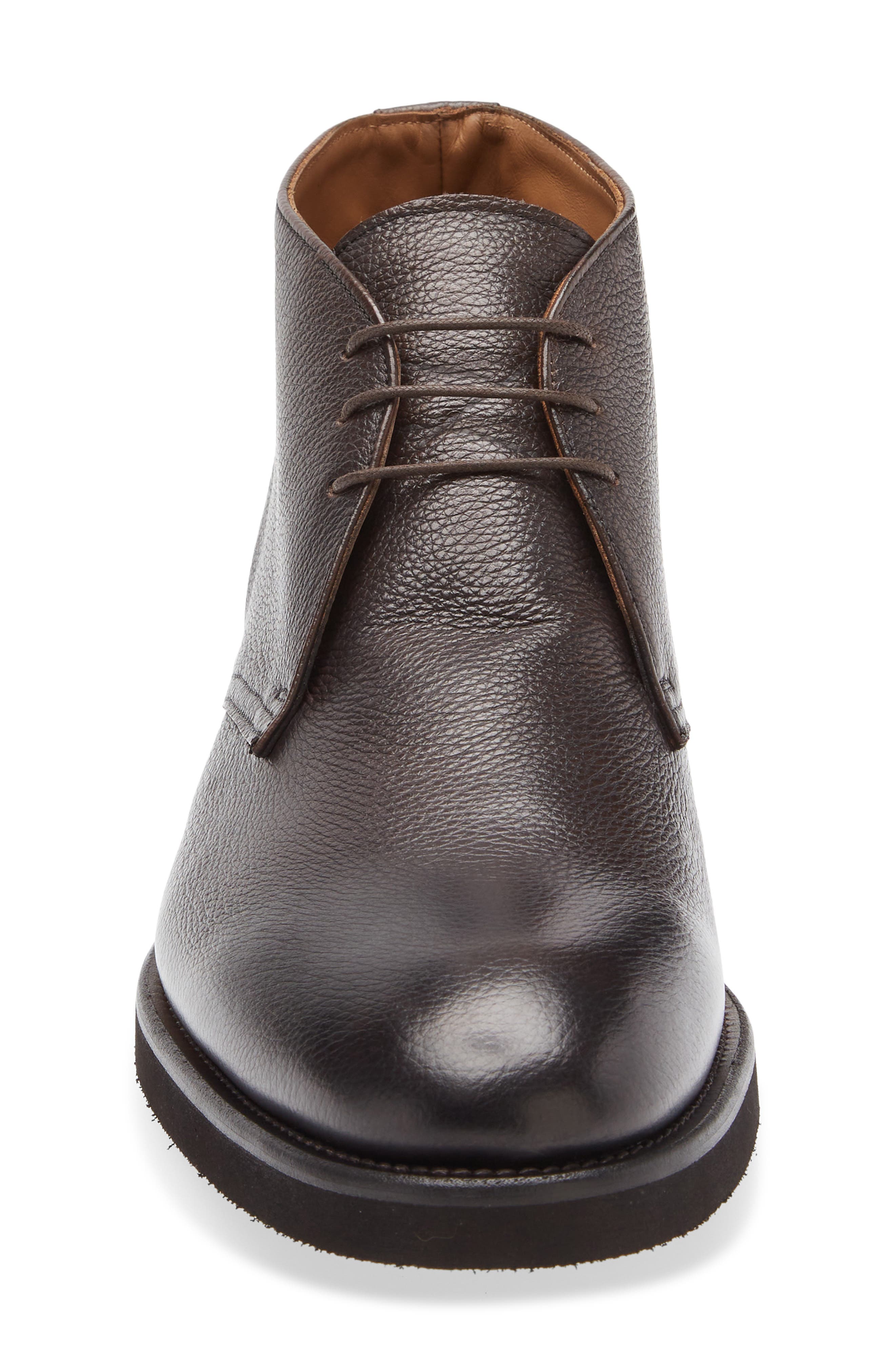 Nordstrom Italian Collection Saluzzo Chukka Boot, Alternate, color, Dark Brown Leather