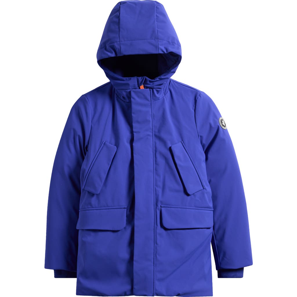 Save The Duck Kids' Theo Hooded Jacket In Blue